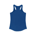 Lift Weights & Hang Out With My Dog  - White Logo - Women's Ideal Racerback Tank