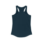 Lift Weights & Hang Out With My Dog  - White Logo - Women's Ideal Racerback Tank