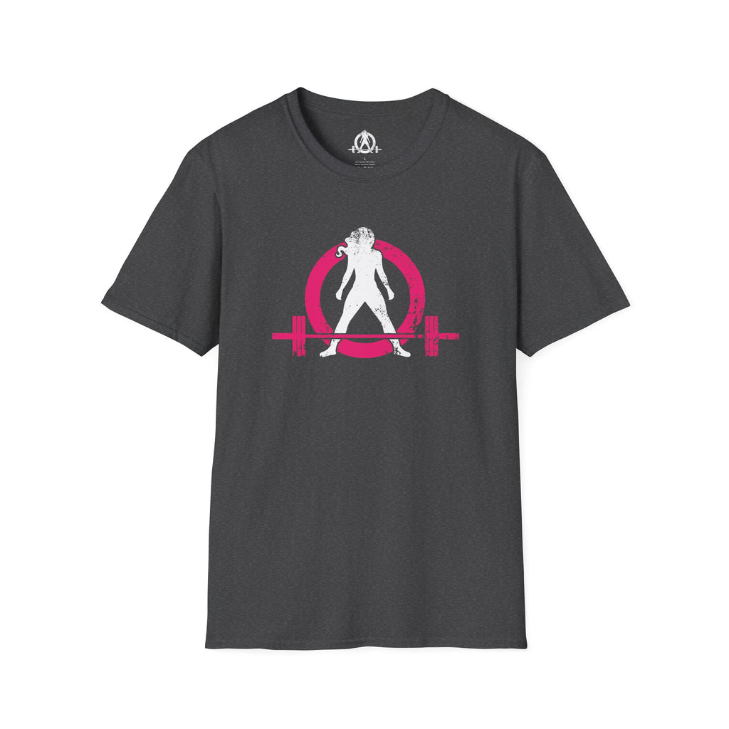 Unisex Softstyle T-Shirt - Color Distressed Logo - Plain Back