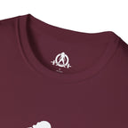 STRONG NOT SKINNY - Unisex Soft-style Tee - White Front & Back Logo