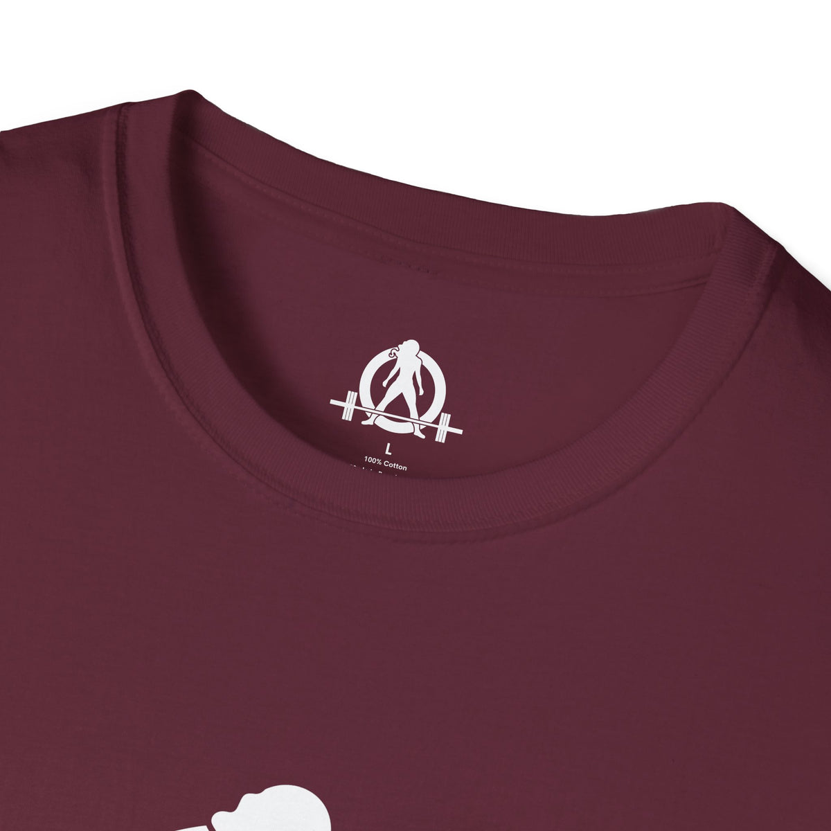 STRONG NOT SKINNY - Unisex Soft-style Tee - White Front & Back Logo