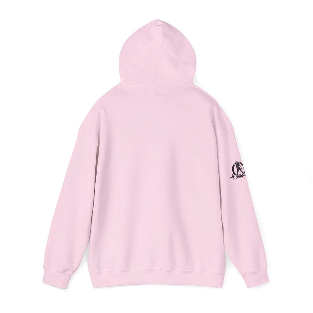 WWLW “I Could Deadlift You” Hoodie - Front Black Logo - Plain Back