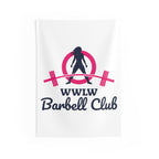 Barbell Club - Classic Logo - Indoor Wall Tapestries