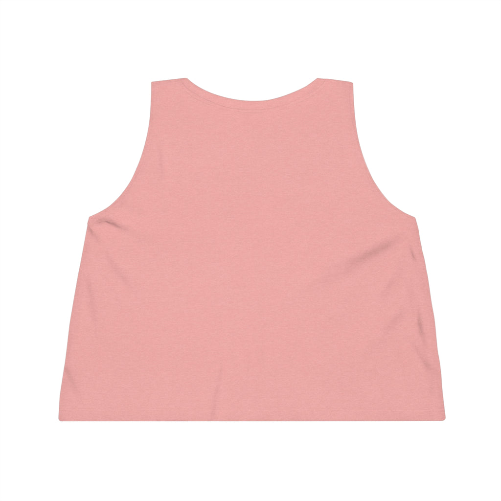 Women's Dancer Cropped Tank Top - Classic Color Logo Front