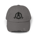 WWLW Unisex Distressed Cap - Classic Black Logo