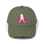 Unisex Distressed Cap - Classic Color Distressed Logo