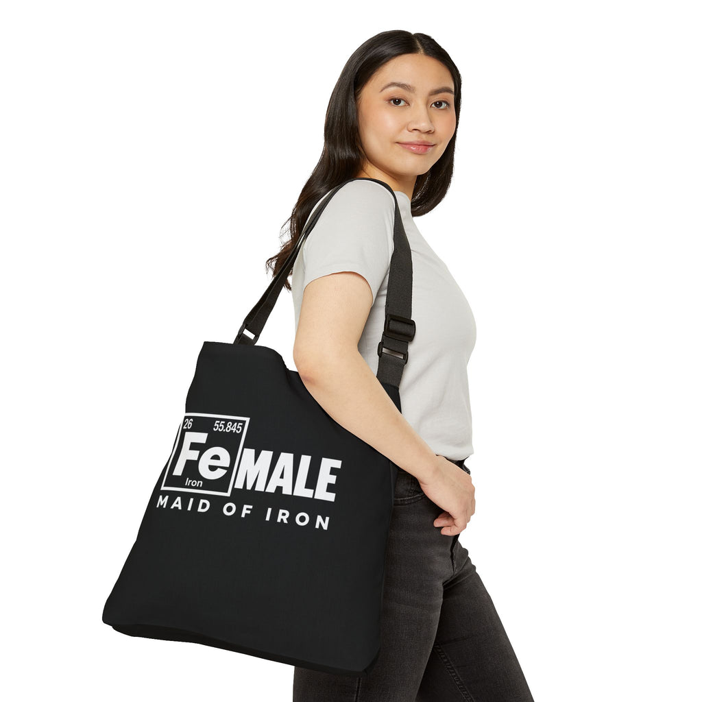 Maid of Iron - Adjustable Gym Tote Bag