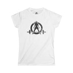 I Could Squat You - Women's Softstyle Tee - Black - Front & Back Logo