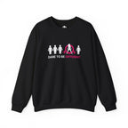 Dare To Be Different - Deadlift - Unisex Heavy Blend™ Crewneck Sweatshirt - Front Logo Plain Back