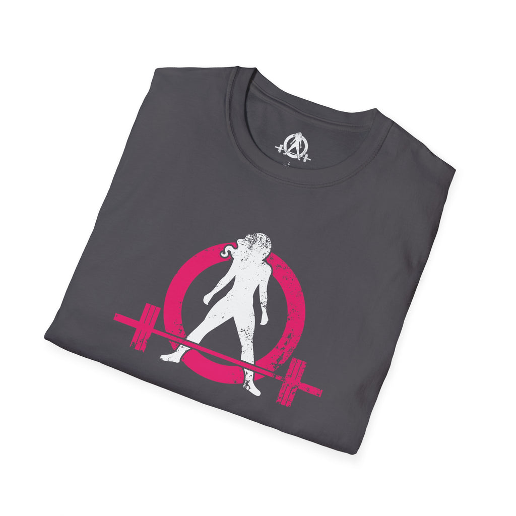 Unisex Softstyle T-Shirt - Color Distressed Logo - Plain Back