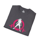 Unisex Softstyle T-Shirt - Color Distressed Logo - Plain Back
