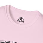 Lift Heavy Shit  - Unisex Softstyle T-Shirt - Black Print on Front Plain Back
