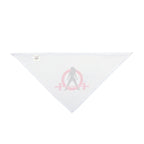 Pet Bandana - White Classic Logo