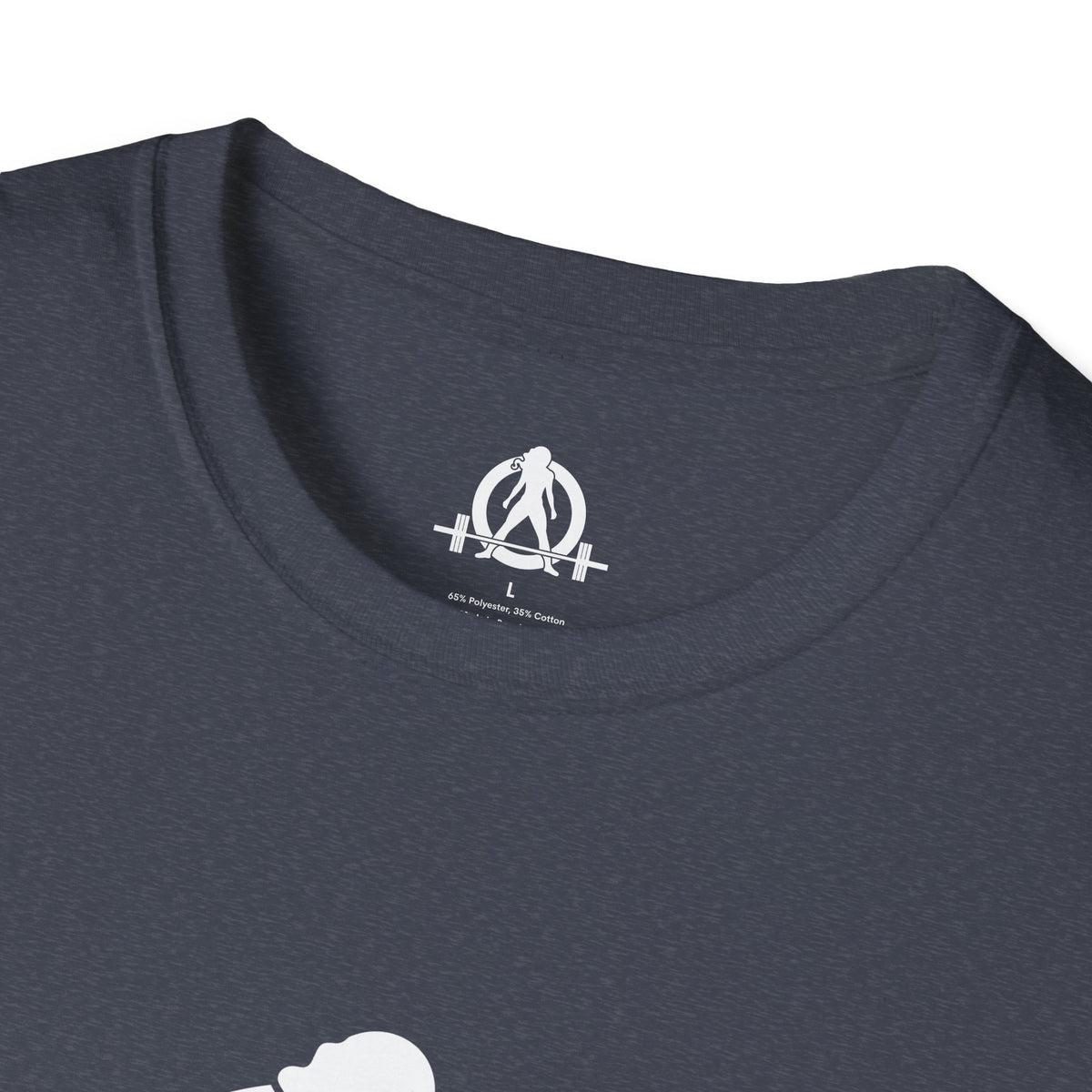 STRONG NOT SKINNY - Unisex Soft-style Tee - White Front & Back Logo