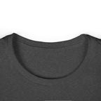 Lift Heavy Shit - Women's Softstyle Tee - White Distressed Logo on Front Plain Back