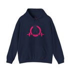 Distressed Logo - Unisex Heavy Blend Hooded Sweatshirt - Inverted Logo  (BEST SELLER)