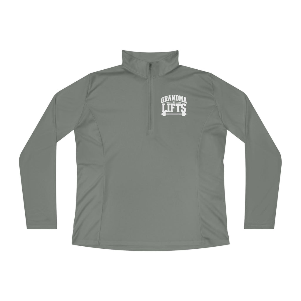 Grandma Lifts - Ladies Quarter-Zip Athletic Pullover
