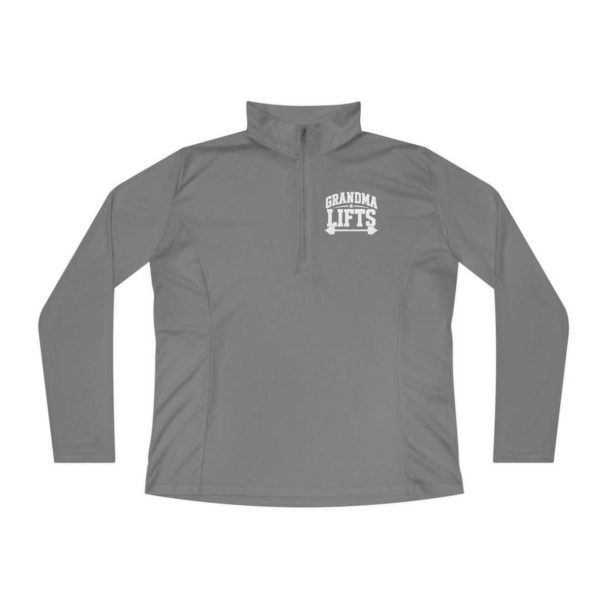 Grandma Lifts - Ladies Quarter-Zip Athletic Pullover