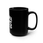 Grandma Lifts 15oz Black Coffee Mug — Funny Weightlifting Gift for Fit Grandmas