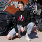 Women's Cropped Sweatshirt - Classic Logo - Plain Back
