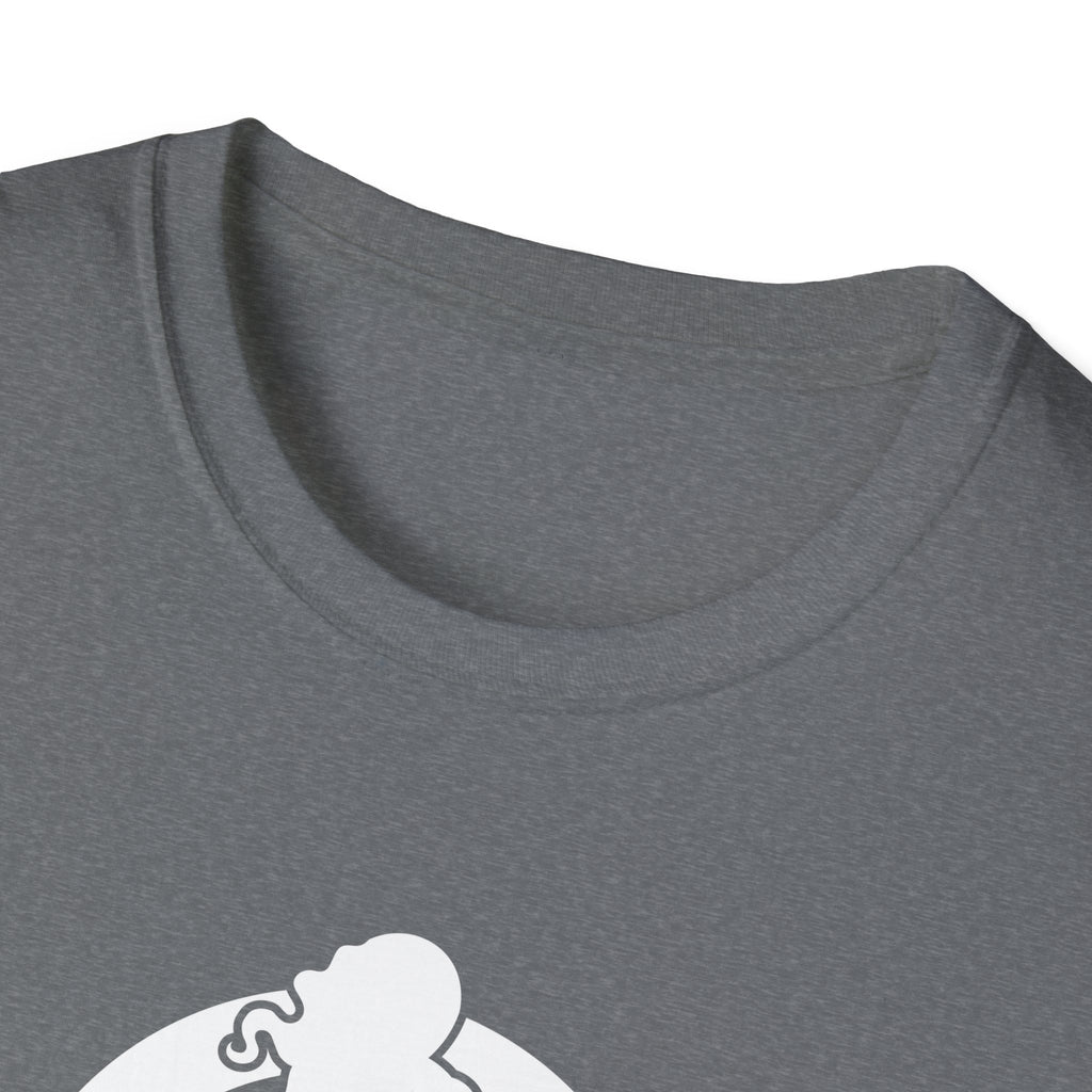 I Workout To Burn Off The Crazy - Unisex Softstyle T-Shirt - White Logo Front & Back