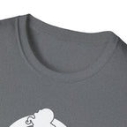 I Workout To Burn Off The Crazy - Unisex Softstyle T-Shirt - White Logo Front & Back