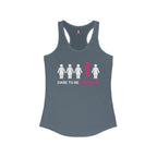 Dare To Be Different - Flex - Women's Ideal Racerback Tank - Front Logo and Small Back Logo