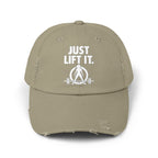 Just Lift It - Unisex Distressed Cap