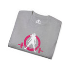 Distressed - Unisex Ultra Cotton Tee - Inverted Color Logo - Plain Back (BEST SELLER)
