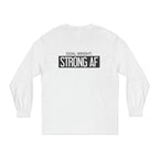 Goal Weight Strong AF - Unisex Classic Long Sleeve T-Shirt - Main Logo Black Print on Front & Back