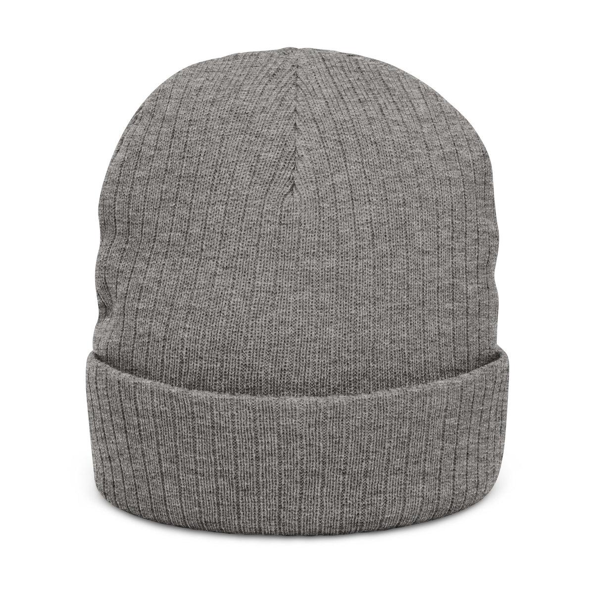 Bench Press Embroidered Ribbed Beanie – Workout Gym Hat