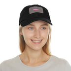 I'm A Barbell Girl - Dad Hat with Leather Patch (Rectangle)