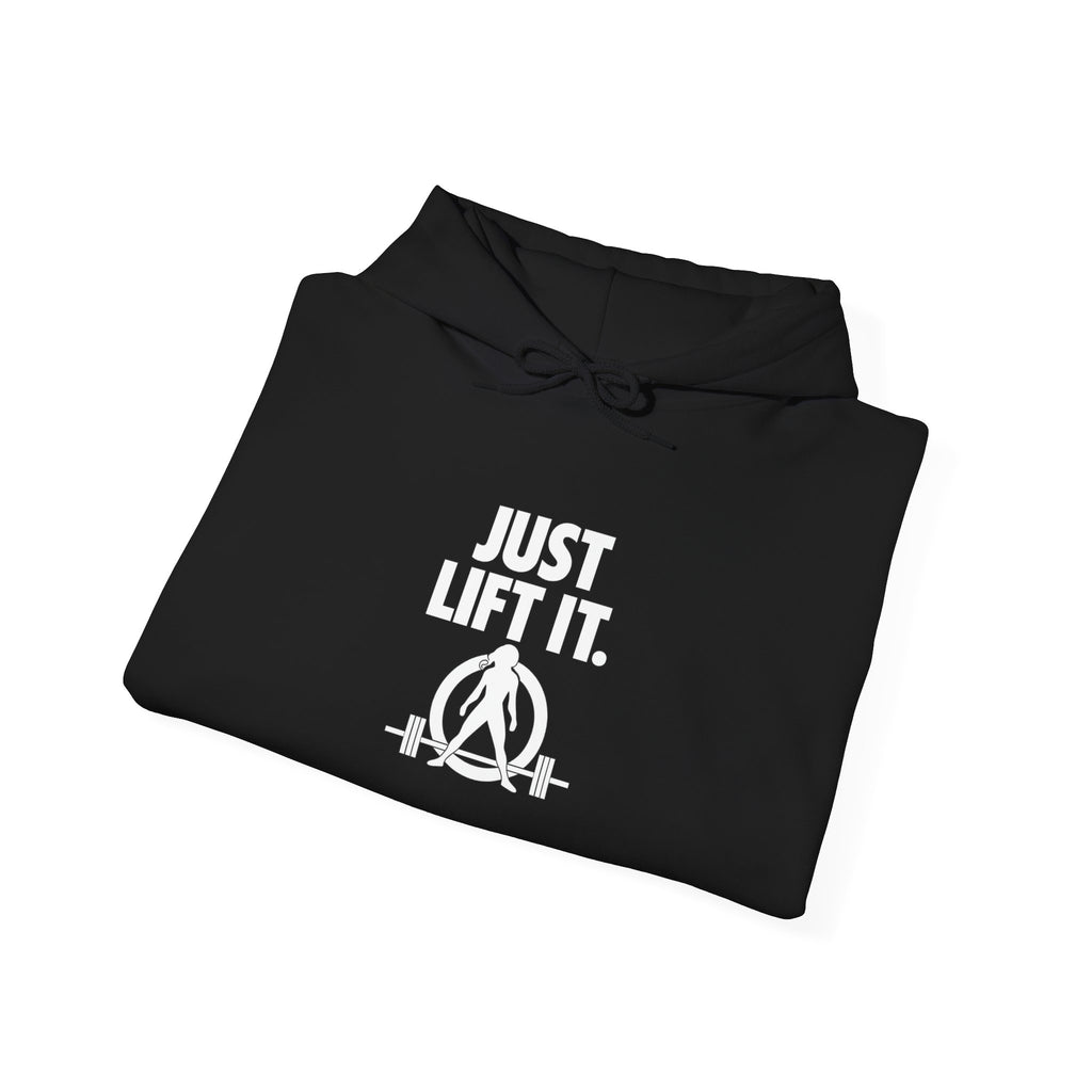 JUST LIFT IT. Hoodie – WWLW Edition - Front Logo Plain Back
