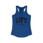 Lift Like A Girl – Women’s Racerback Tank | Black Front, Plain Back