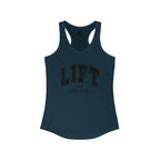 Lift Like A Girl – Women’s Racerback Tank | Black Front, Plain Back