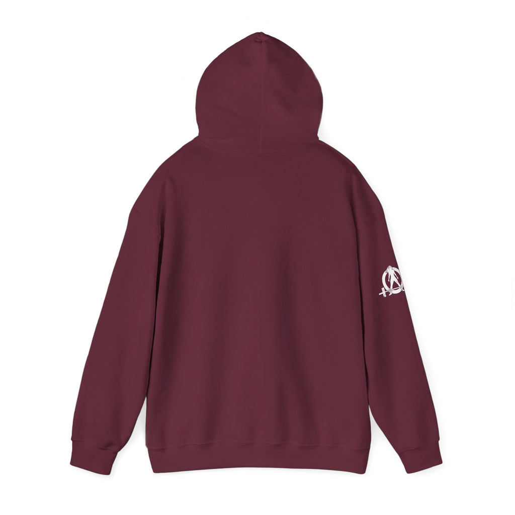 WWLW “I Could Deadlift You” Hoodie - Front White Logo Plain Back