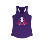 WWLW Classic Logo Racer Back Tank Top (BEST SELLER) - Women's Ideal Racerback Tank - Classic Light Logo - Plain Back