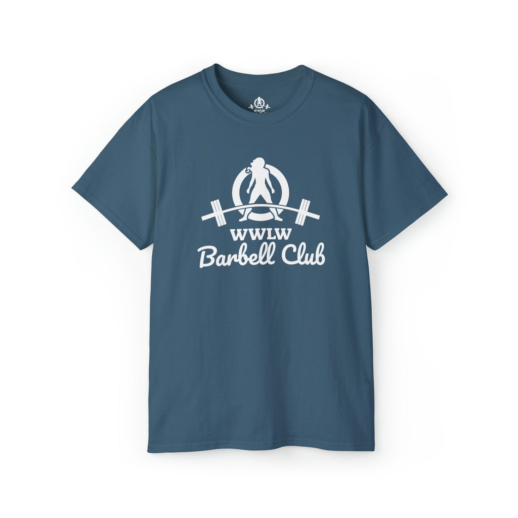Barbell Club - Unisex Ultra Cotton Tee - White Logo