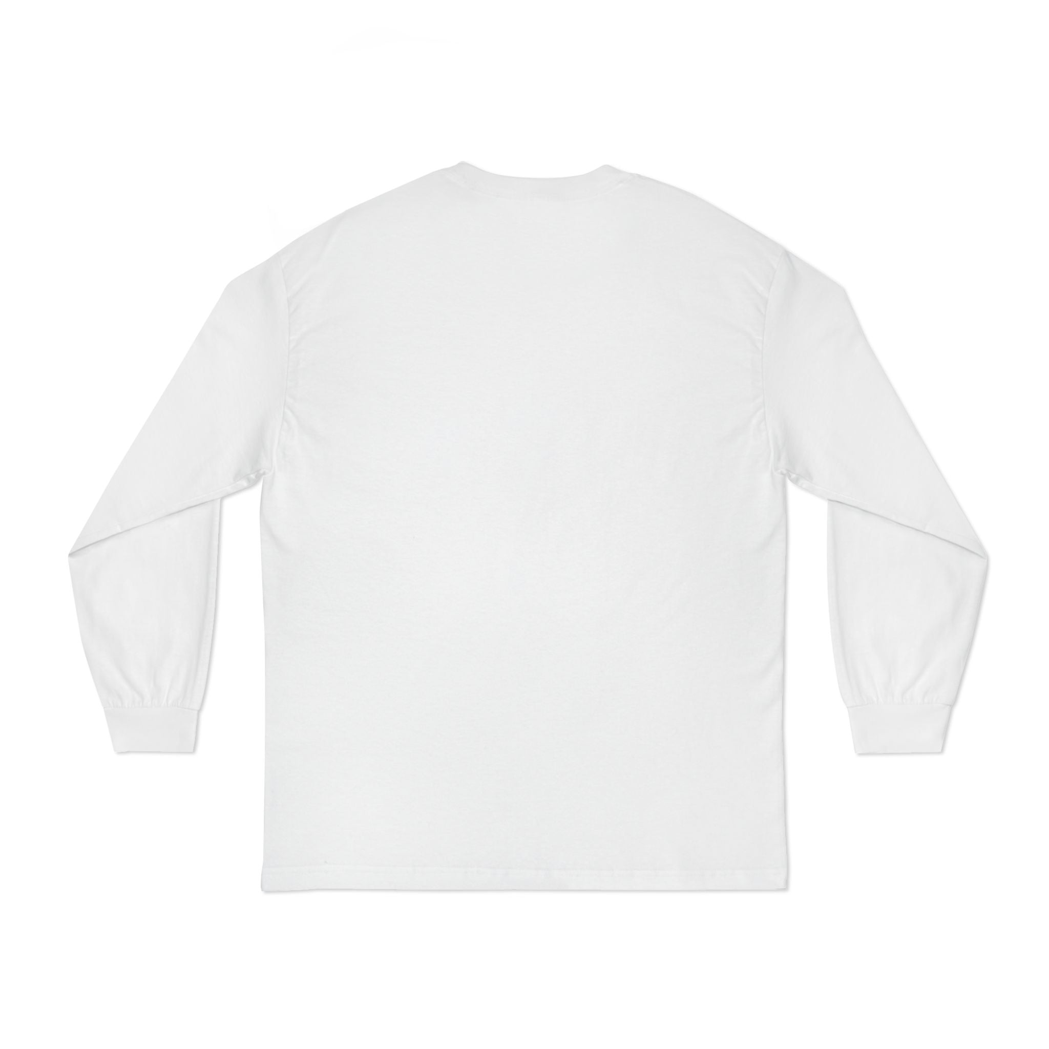 WWLW UK Logo - Unisex Long Sleeve T-Shirt - Black Logo Plain Back