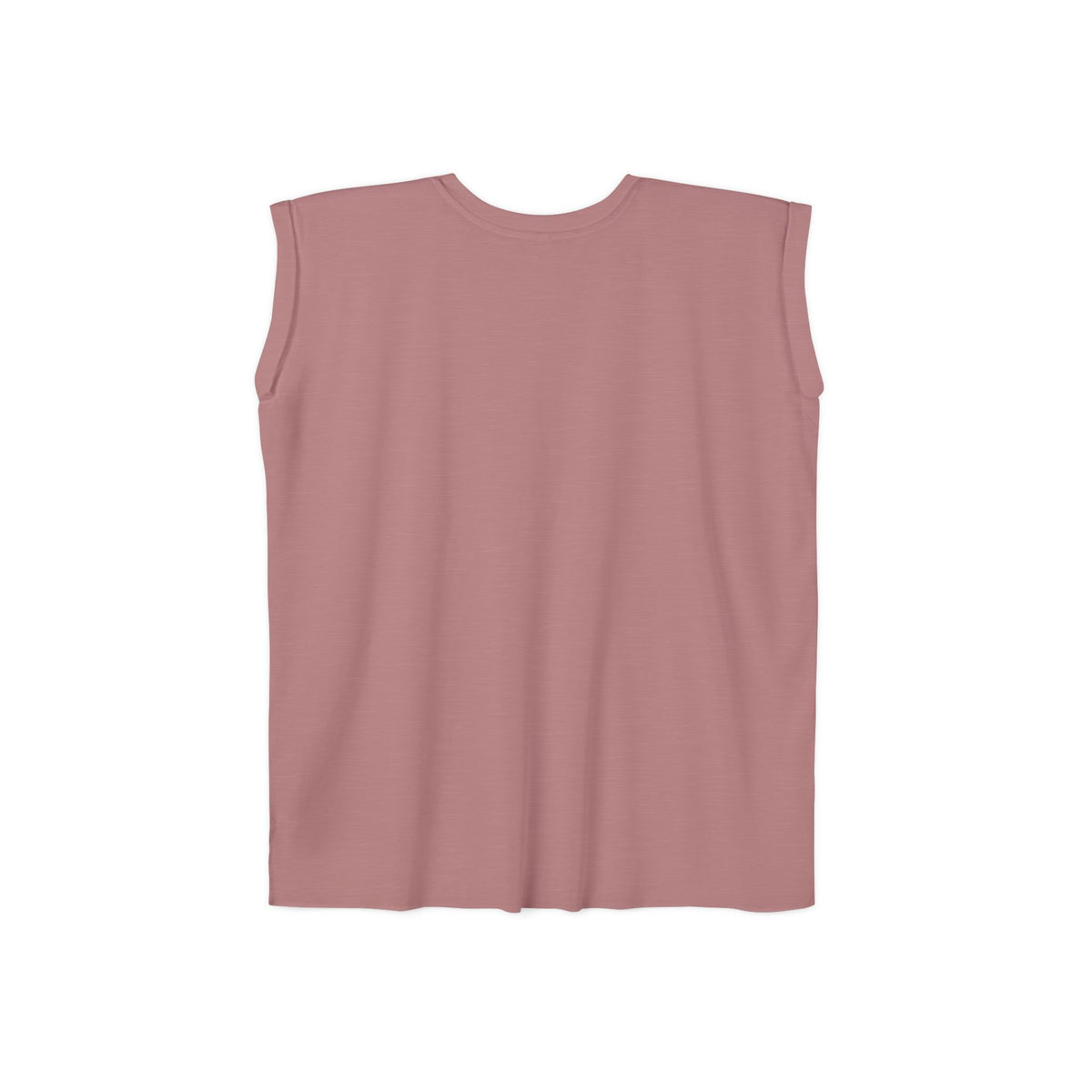 Bench. Press. Women’s Muscle Tee — Flowy Rolled Cuff Gym Top