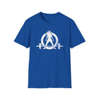 Kick Your Ass – Unisex Softstyle Tee | Distressed White Front, Plain Back