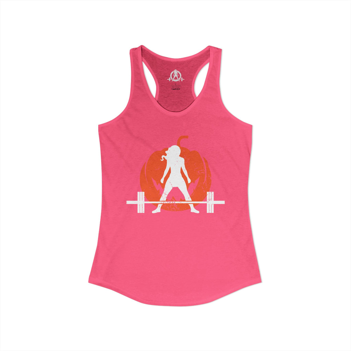 Halloween Deadlift Logo V2 - Women's Ideal Racerback Tank - Plain Back