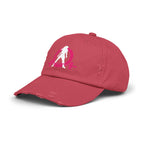 Unisex Distressed Cap - Classic Color Logo