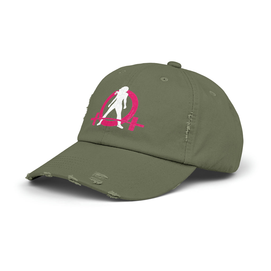 Unisex Distressed Cap - Classic Color Distressed Logo