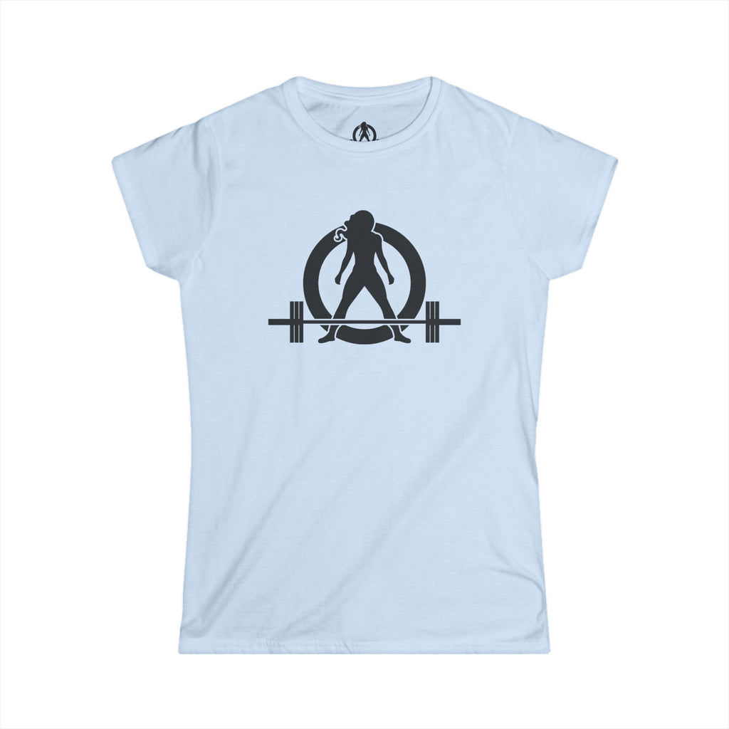 45 + 45 = 135 V1 - Women's Softstyle Tee - Black Logo on Front & Back