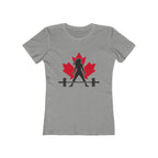 Women's The Boyfriend Tee - Canada Dark Logo - Plain Back