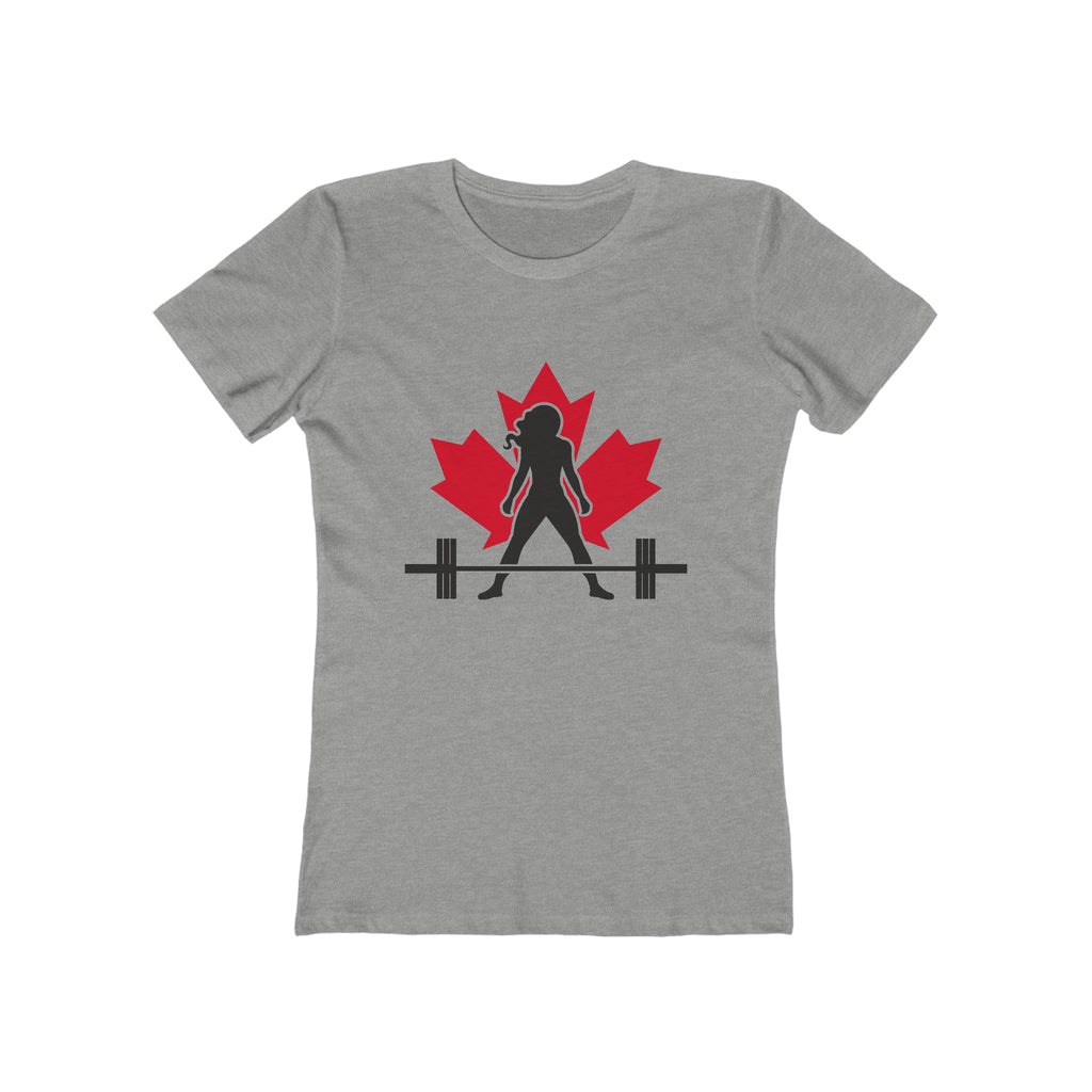 Women's The Boyfriend Tee - Canada Light Logo - Plain Back