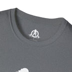 STRONG NOT SKINNY - Unisex Soft-style Tee - White Front & Back Logo