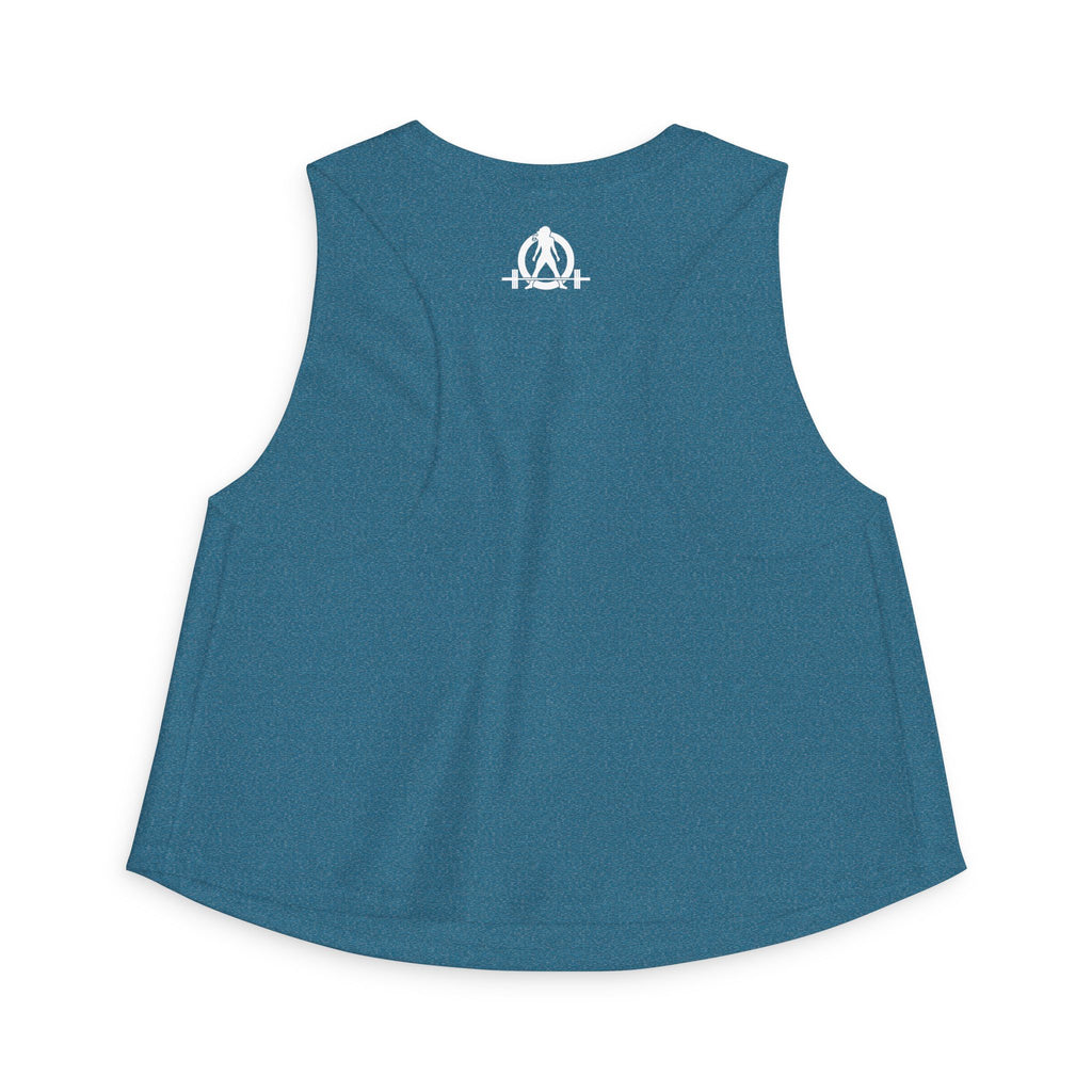 Built Different - Women's Crop Top - White Logo