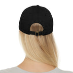 I Could Deadlift You - Dad Hat with Leather Patch (Rectangle) - White Font